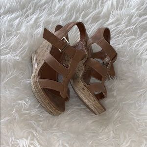 Tan Sandals wedge